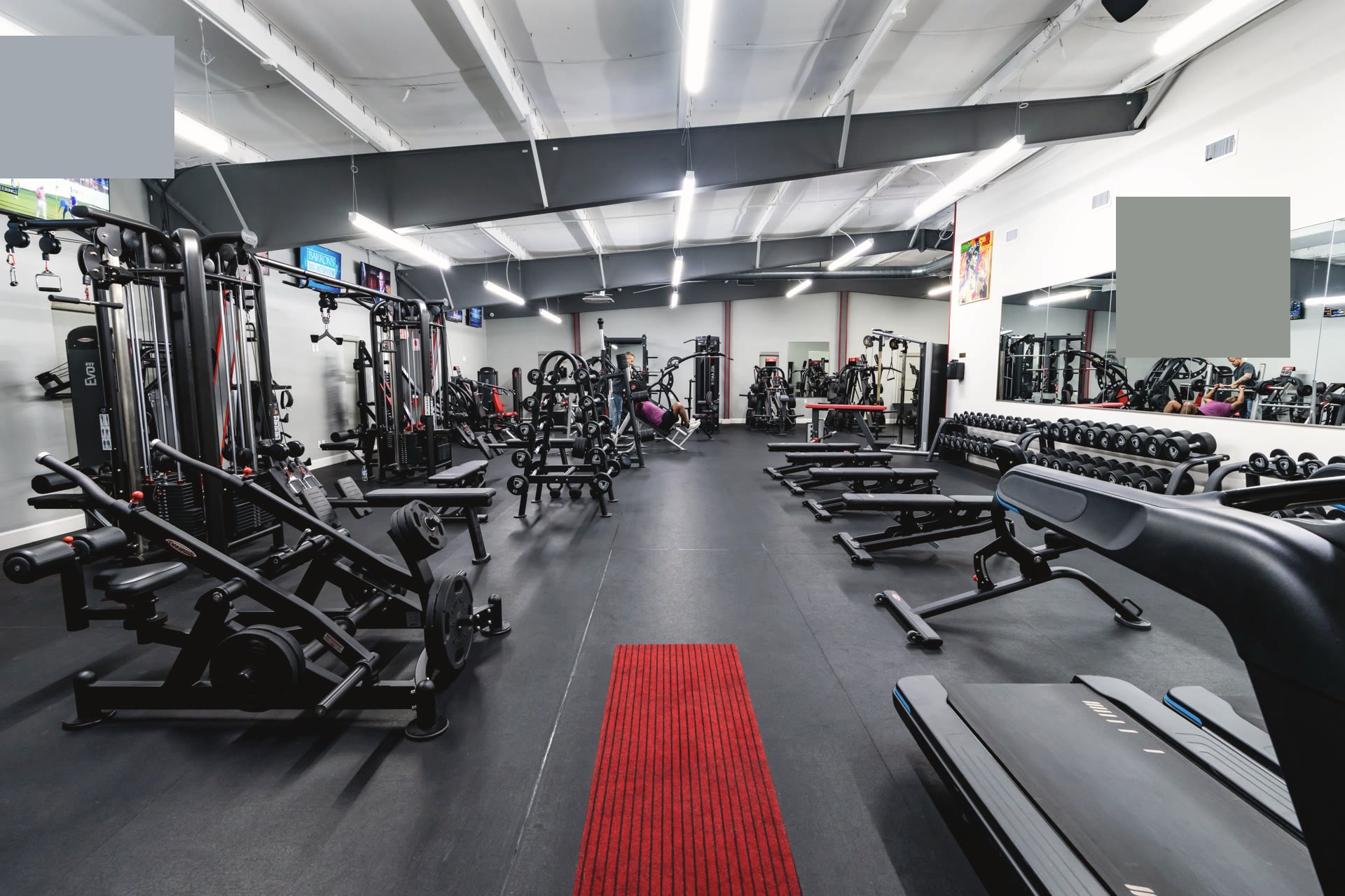 Recovery and infusion room at Wellness Elite Fitness in Friendswood, Texas.